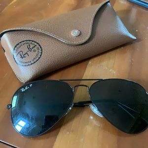 Black Ray Ban Aviator